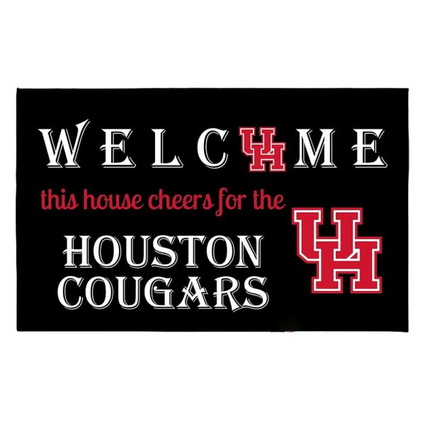 Welcome This House Cheers For The Cougars Doormat