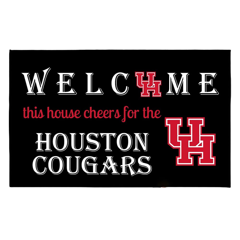 Welcome This House Cheers For The Cougars Doormat Welcome This House Cheers For The Cougars Doormat