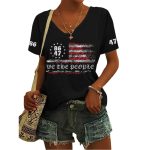 Women's 8647 We The People Print T-Shirt