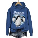 Women's Penguins Against Tariffs Print Sweatshirt