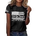 Women's We The People Will Not Be Silenced Print T-Shirt