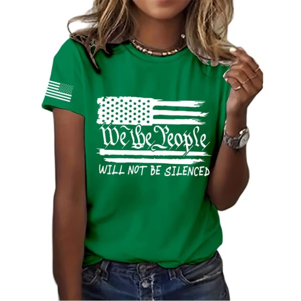 Women’s We The People Will Not Be Silenced Print T-Shirt