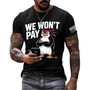Penguins Resist We Wont Pay Tariffs Shirt1