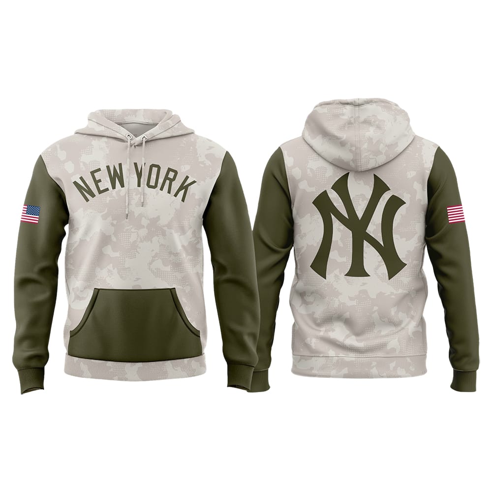 Yankees 2025 ARMED FORCES DAY Hoodie Yankees 2025 ARMED FORCES DAY Hoodie