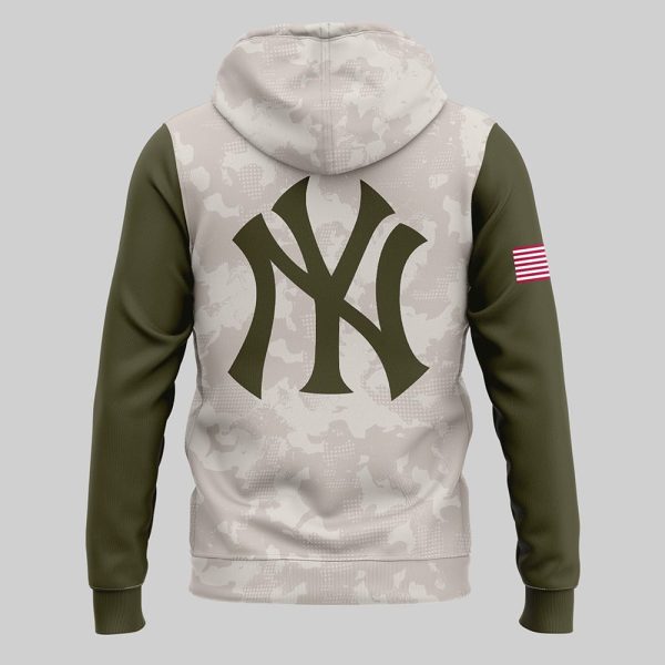 Yankees 2025 ARMED FORCES DAY Hoodie
