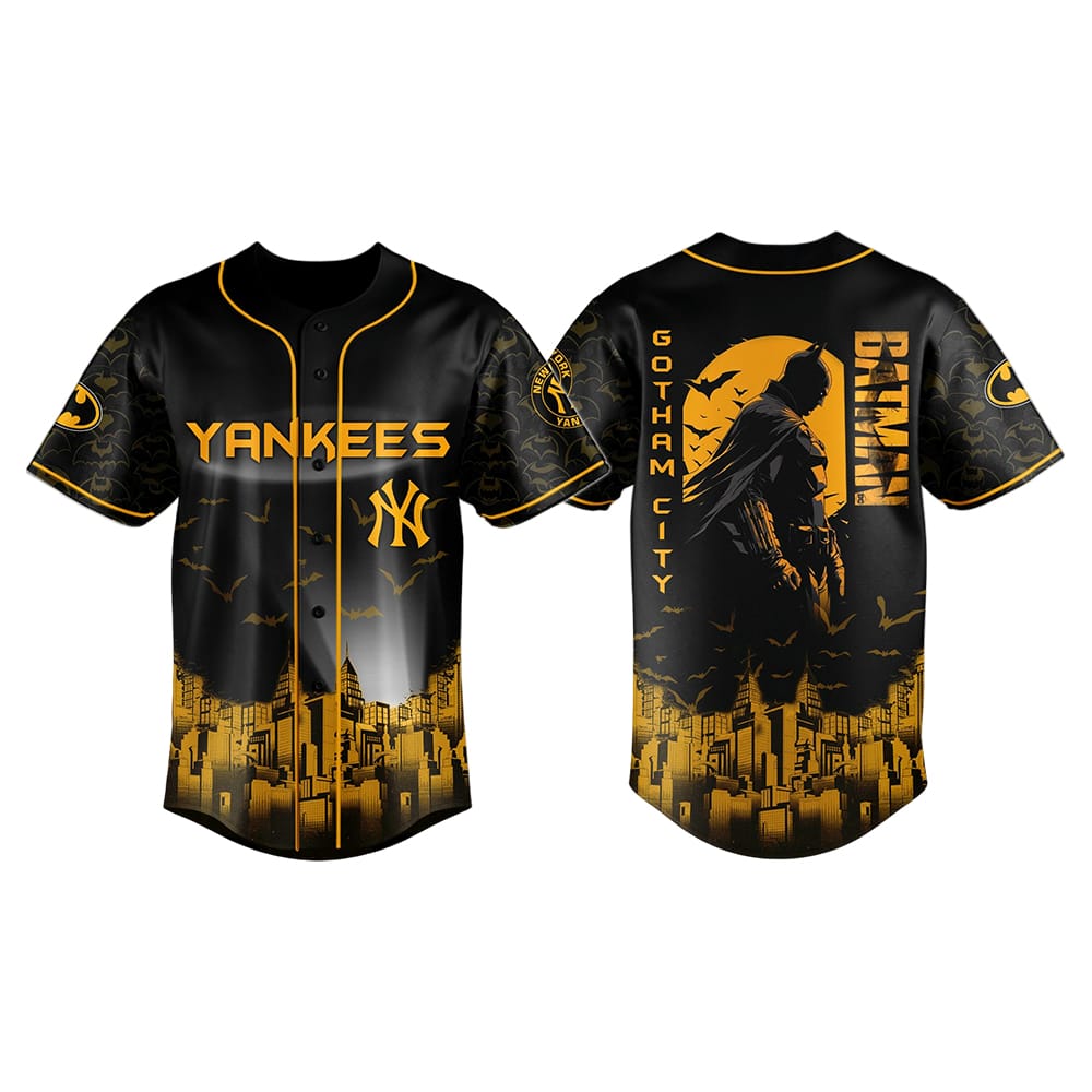 Yankees Batman Game Night Jersey 2025 Yankees Batman Game Night Jersey 2025