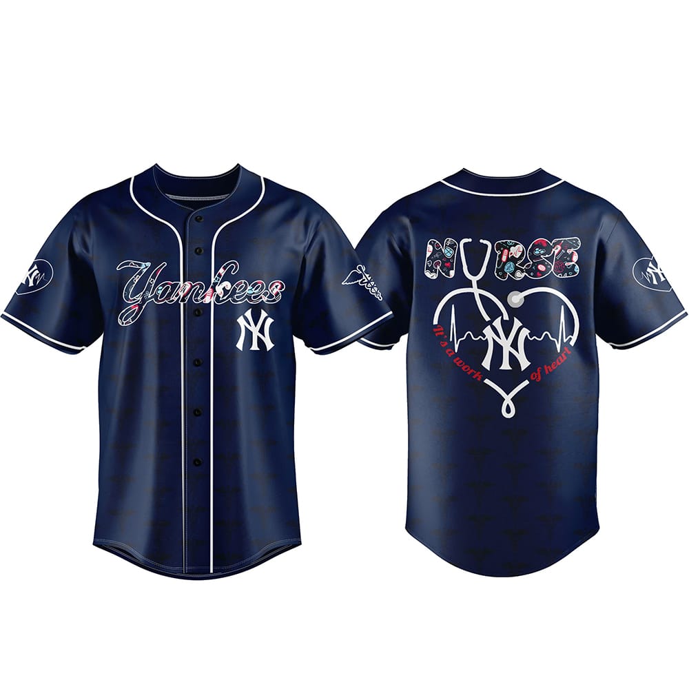 Yankees NURSES Baseball Jersey 2025 Yankees NURSES Baseball Jersey 2025