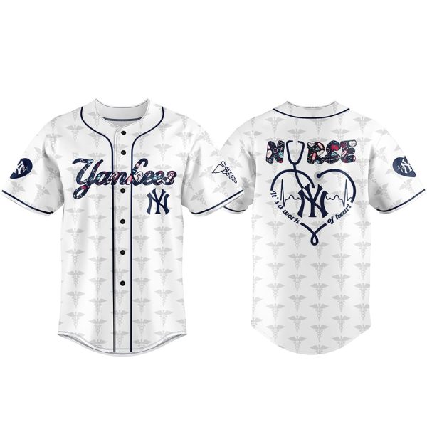 Yankees NURSES Baseball Jersey 2025