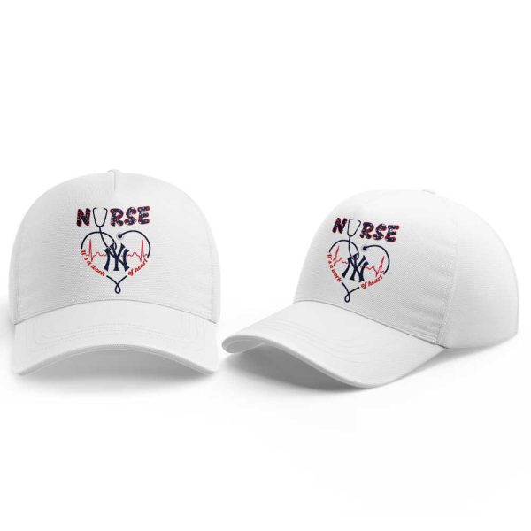 Yankees Nurses Appreciation Heartbeat EMS 2025 Hoodie