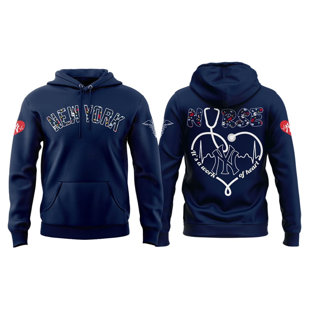 Yankees Nurses Appreciation Navy Hoodie Yankees Nurses Appreciation Navy Hoodie