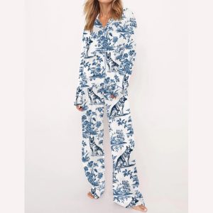 German Shepherd Silky Satin Pajama Set2