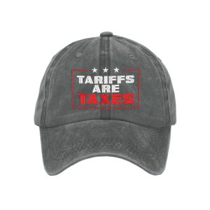Tariffs Are Taxes Baseball Cap2