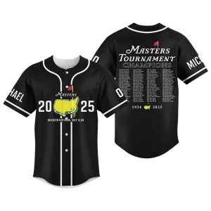 Masters 2025 Augusta National Golf Club Baseball Jersey2