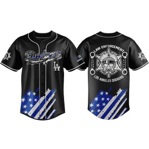 LA Dodgers Law Enforcement Appreciation Day 2025 Jersey1