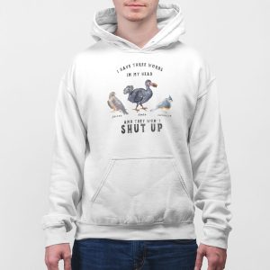 I Have Three Words In My Head And They Wont Shut Up Falcon Dodo Titmouse FDT Animal Shirt 5