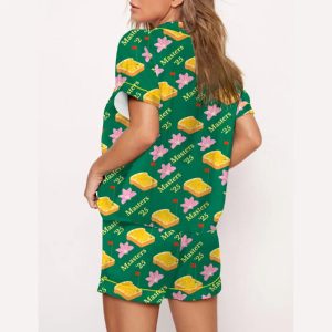 Augusta Tournament 2025 Golf Lover Print Pajama Set