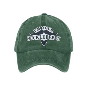 Retro Im Your Huckleberry Print Baseball Cap2