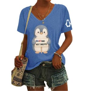Penguins 8647 And His Tariffs Shirt1