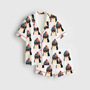 Penguin Resist Hands Off Pajama Set