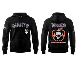 Giants TEACHER NIGHT Teach Love Inspire Hoodie 2025