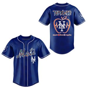 Mets TEACHER NIGHT Baseball Jersey 2025