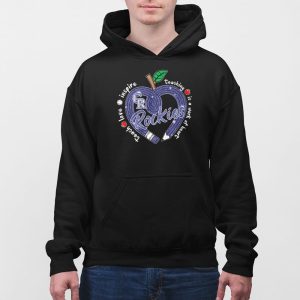 Rockies Teach Love Inspire Teaching Is A Work Of Heart Shirt 5