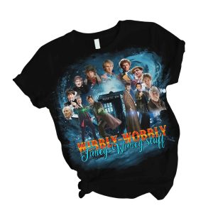 Dr Who Wibbly Wobbly Timey Wimey Stuff Pajama Set1