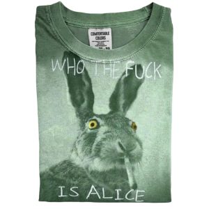 Smoking Bunny Who The Fuck Is Alice Shirt3