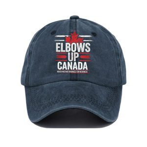 Elbows Up Canada Never Mistake Kindness For Weakness Baseball Cap1