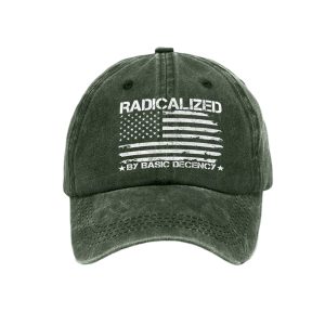 American Flag Radicalized By Basic Decency Hat2