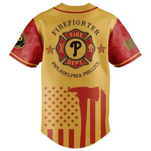 Phillies Firefighter Appreciation Night Jersey 20252