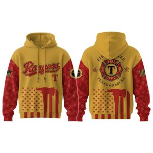 Rangers Firefighter Appreciation Night 2025 Hoodie