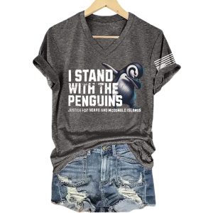 I Stand With The Penguins Justice For Heard Island and McDonald Islands Shirt4