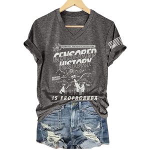Censored History Is Propaganda Book Bans Are Fascist Protect Libraries Read Shirt1