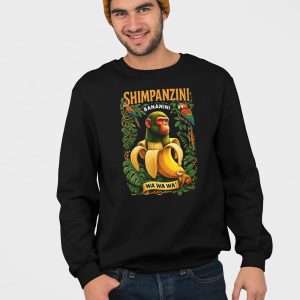 Shimpanzini Bananini Banana Monkey Meme Italian Brainrot Shirt 2