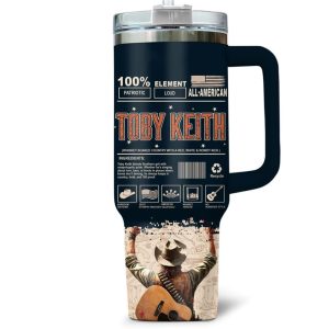 Toby Keith Country Comes Town Tour 40oz Tumbler2