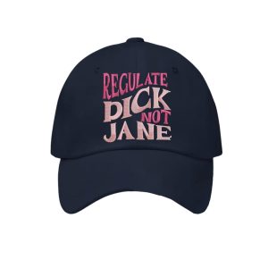 Retro Regulate Dick Not Jane Print Baseball Cap1