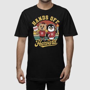 Penguins Smokey Bear Hands Off Harvard Shirt 4