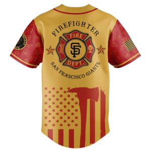 Giants Firefighter Appreciation Night Jersey 20252
