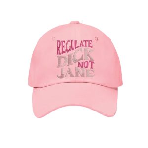 Retro Regulate Dick Not Jane Print Baseball Cap2
