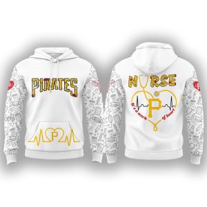 Pirates Nurses Appreciation Heartbeat EMS 2025 Hoodie