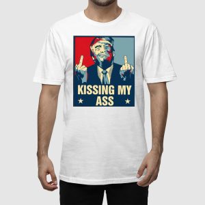 Negotiate Tariffs Kissing My Ass Trump Shirt