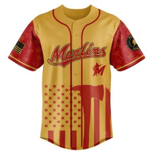 Marlins Firefighter Appreciation Night Jersey 20251