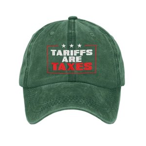 Tariffs Are Taxes Baseball Cap1