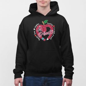 DBacks Teach Love Inspire Teaching Is A Work Of Heart Shirt 5