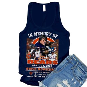 In Memory Of Bears Steve Mcmichael Thank You For The Memories Shirt1
