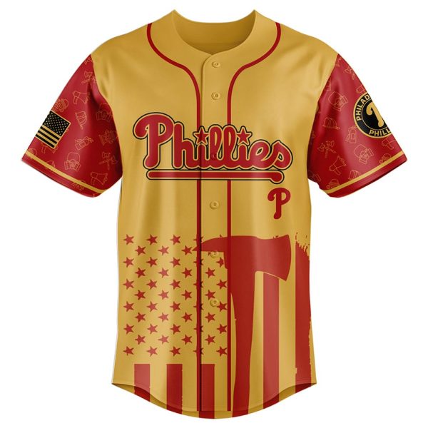 Phillies Firefighter Appreciation Night 2025 Jersey