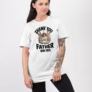 Thank You Father Pope Francis 1936 2025 Shirt 3