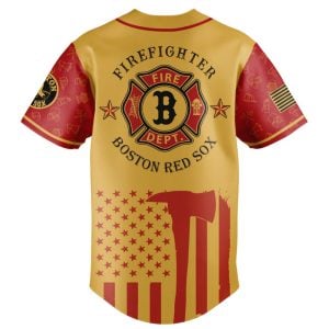 Red Sox Firefighter Appreciation Night Jersey 20252