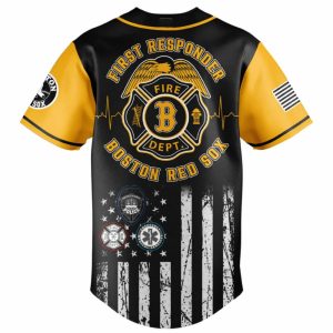 2025 Red Sox First Responders Night Jersey2